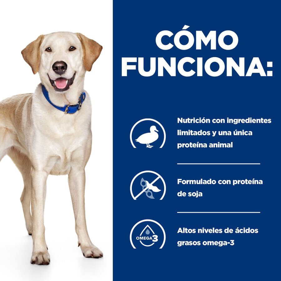 12 kg Hill's Prescription Diet Food Sensitives d/d Pato pienso para perros, , large Imagen numero 3